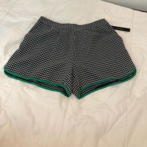 Tahari houndstooth shorts